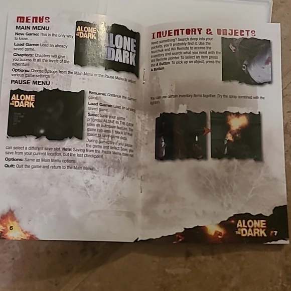 Nintendo Wii Alone In The Dark Disk Game Hard Shell Case Instruction Booklet - Picture 4 of 5